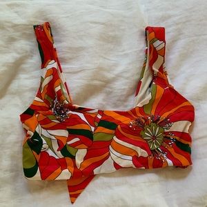 Out From Under Devon Floral Print Bikini Top